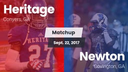 Matchup: Heritage  vs. Newton  2017