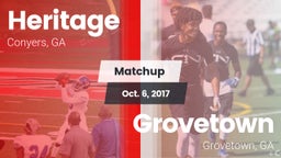 Matchup: Heritage  vs. Grovetown  2017