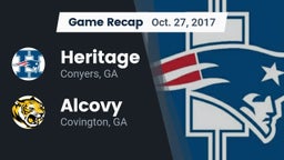 Recap: Heritage  vs. Alcovy  2017