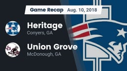 Recap: Heritage  vs. Union Grove  2018