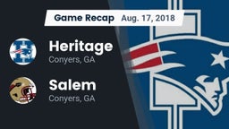 Recap: Heritage  vs. Salem  2018