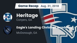 Recap: Heritage  vs. Eagle's Landing Christian Academy  2018