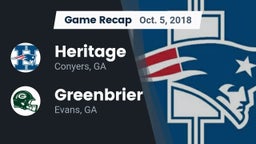 Recap: Heritage  vs. Greenbrier  2018