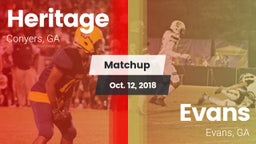 Matchup: Heritage  vs. Evans  2018