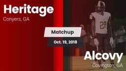 Matchup: Heritage  vs. Alcovy  2018