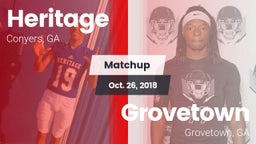 Matchup: Heritage  vs. Grovetown  2018