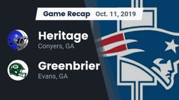 Recap: Heritage  vs. Greenbrier  2019