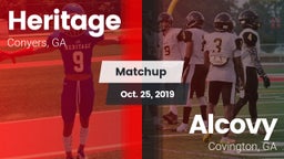 Matchup: Heritage  vs. Alcovy  2019