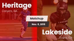 Matchup: Heritage  vs. Lakeside  2019