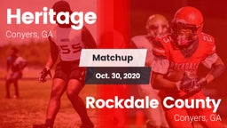 Matchup: Heritage  vs. Rockdale County  2020