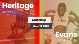 Matchup: Heritage  vs. Evans  2020