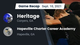 Recap: Heritage  vs. Hapeville Charter Career Academy 2021