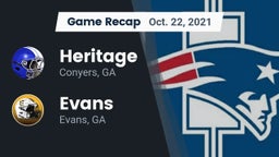 Recap: Heritage  vs. Evans  2021