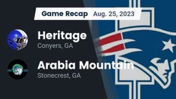 Recap: Heritage  vs. Arabia Mountain  2023