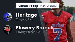 Recap: Heritage  vs. Flowery Branch  2023