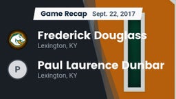 Recap: Frederick Douglass vs. Paul Laurence Dunbar 2017
