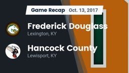 Recap: Frederick Douglass vs. Hancock County  2017