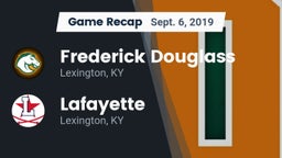 Recap: Frederick Douglass vs. Lafayette  2019