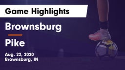 Brownsburg  vs Pike  Game Highlights - Aug. 22, 2020