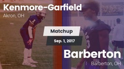 Matchup: Garfield  vs. Barberton  2017