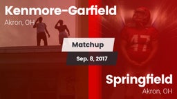 Matchup: Garfield  vs. Springfield  2017
