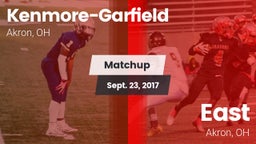 Matchup: Kenmore-Garfield vs. East  2017