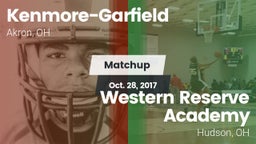 Matchup: Kenmore-Garfield vs. Western Reserve Academy 2017