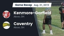 Recap: Kenmore-Garfield   vs. Coventry  2019