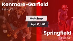 Matchup: Kenmore-Garfield vs. Springfield  2019
