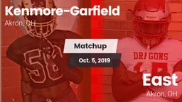 Matchup: Kenmore-Garfield vs. East  2019