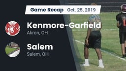 Recap: Kenmore-Garfield   vs. Salem  2019