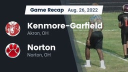 Recap: Kenmore-Garfield   vs. Norton  2022