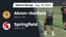 Recap:  Akron-Garfield  vs. Springfield  2023