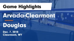 Arvada-Clearmont  vs Douglas  Game Highlights - Dec. 7, 2018
