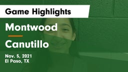 Montwood  vs Canutillo  Game Highlights - Nov. 5, 2021