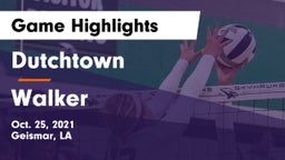 Dutchtown  vs Walker Game Highlights - Oct. 25, 2021