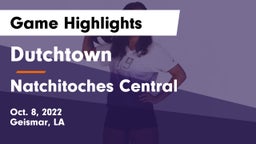Dutchtown  vs Natchitoches Central  Game Highlights - Oct. 8, 2022