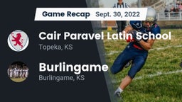 Recap: Cair Paravel Latin School vs. Burlingame 2022