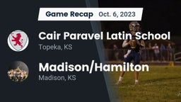 Recap: Cair Paravel Latin School vs. Madison/Hamilton  2023