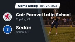 Recap: Cair Paravel Latin School vs. Sedan  2023