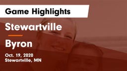 Stewartville  vs Byron  Game Highlights - Oct. 19, 2020