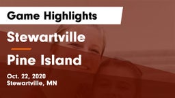 Stewartville  vs Pine Island  Game Highlights - Oct. 22, 2020
