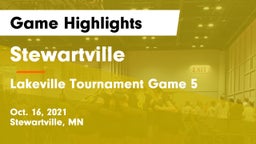 Stewartville  vs Lakeville Tournament Game 5 Game Highlights - Oct. 16, 2021