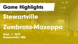 Stewartville  vs Zumbrota-Mazeppa  Game Highlights - Sept. 1, 2022