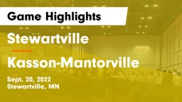 Stewartville  vs Kasson-Mantorville  Game Highlights - Sept. 20, 2022