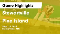 Stewartville  vs Pine Island  Game Highlights - Sept. 26, 2023