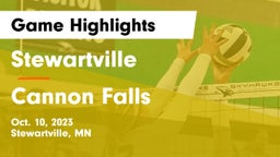 Stewartville  vs Cannon Falls  Game Highlights - Oct. 10, 2023