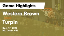 Western Brown  vs Turpin  Game Highlights - Dec. 17, 2020