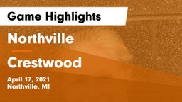 Northville  vs Crestwood  Game Highlights - April 17, 2021