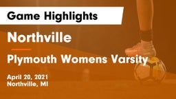 Northville  vs Plymouth  Womens Varsity Game Highlights - April 20, 2021